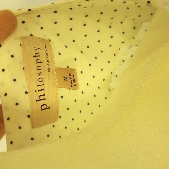 Philosophy polka dot blouse / M - Picture 6 of 7